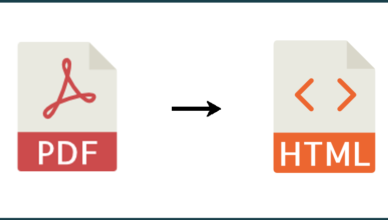 convert PDF to HTML